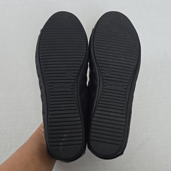 Josef Seibel Pippa 76 Black Quilted Ballet Flats - Picture 9 of 11